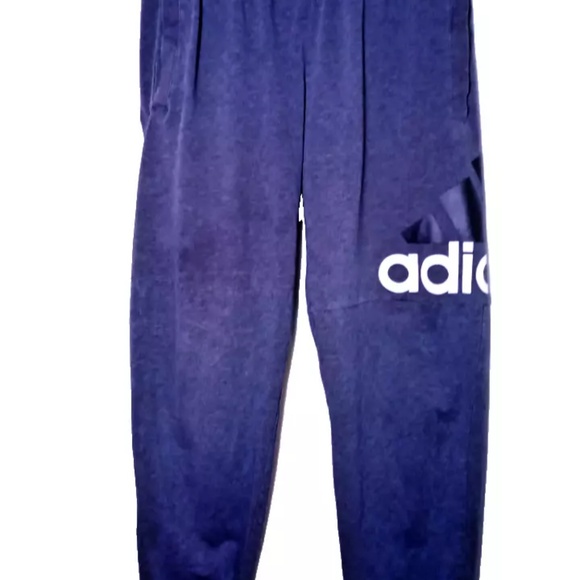 Adidas Women's Logo gray jogger sweatpants size medium with pockets - Picture 4 of 4